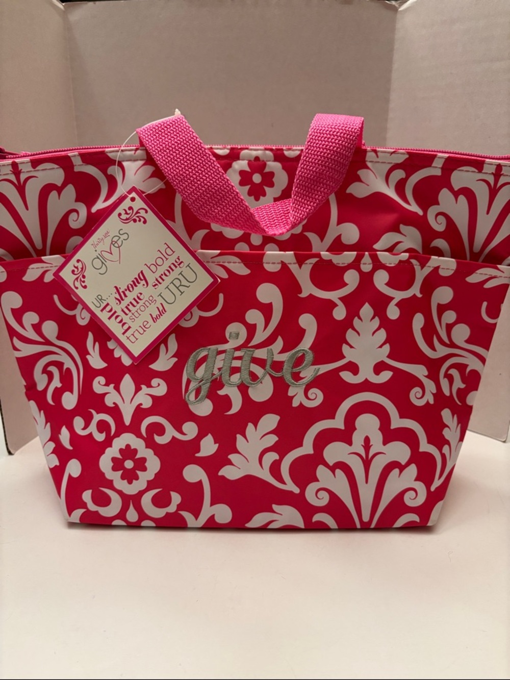 Thirty One Gives Insulated Tote Bag 14” x 9.5” x 5” Deep